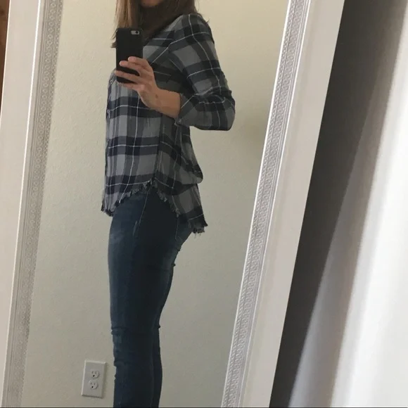 🎈CLEARANCE SALE🎈 Catherine Malandrino Flannel Tunic - Picture 4 of 5